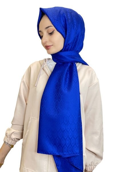 Siyane Scarf Jacquard Shawl - Queen Baklava Pattern Women's Hijab Jacquard Shawl 01138 SAKS