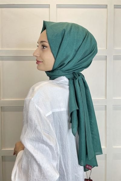 Kroren by Armanda Voile Shawl - Silky Shiny Shawl KR7557 EMERALD