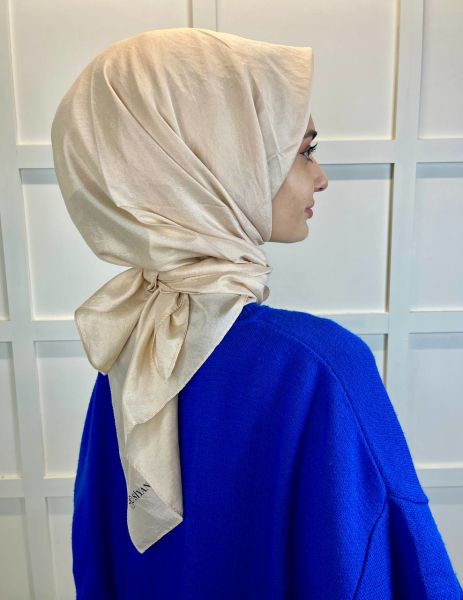 Siyane Scarf İpeksi Vual Eşarp 00949 AÇIK BEJ