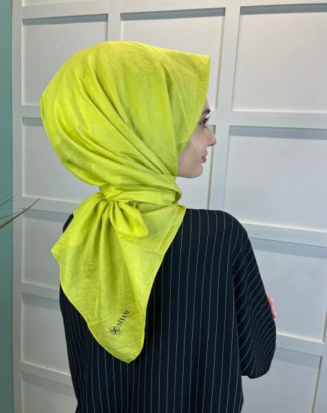 Siyane Scarf İpeksi Vual Eşarp 00949 FISTIK YEŞİLİ