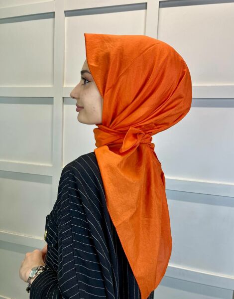 Siyane Scarf İpeksi Vual Eşarp 00949 TURUNCU