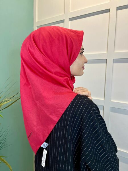 Siyane Scarf İpeksi Vual Eşarp 00949 KIRMIZI