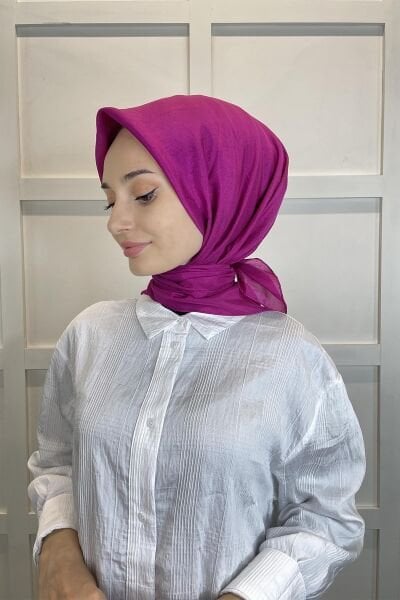 Kroren by Armanda Voile Scarf - Silky Shiny Scarf KR7558 SIKLAMEN