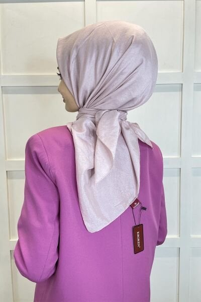 Kroren by Armanda Voile Scarf - Silky Shiny Scarf KR7558 FOG POWDER