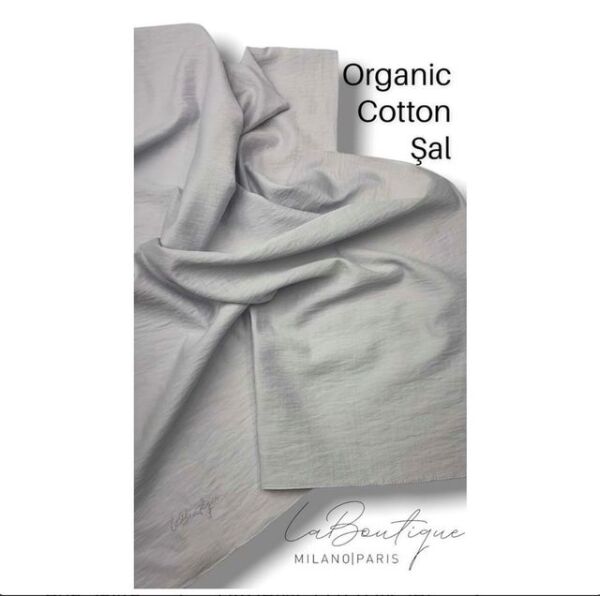 La Boutıque Organıc Cotton Şal GRİ