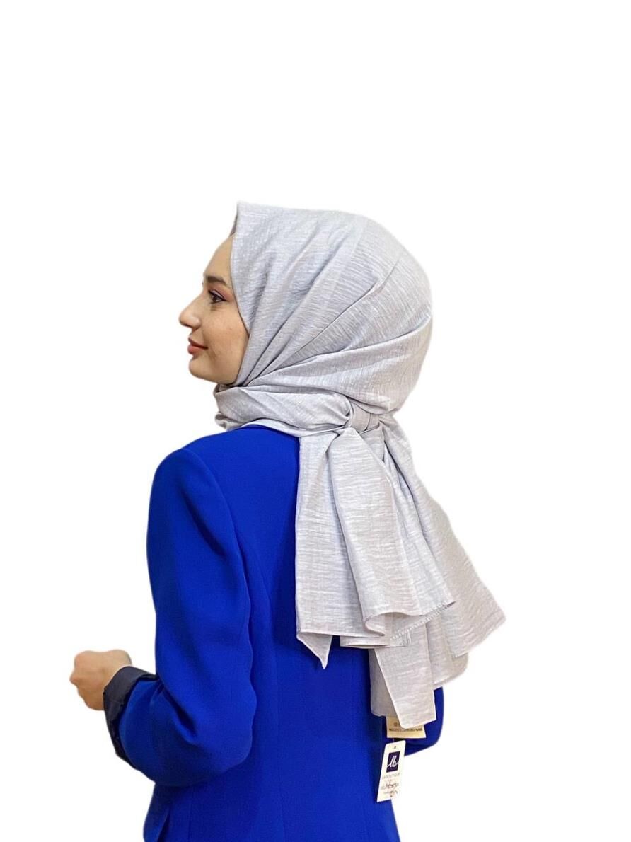 La Boutıque Organıc Cotton Şal GÜMÜŞ