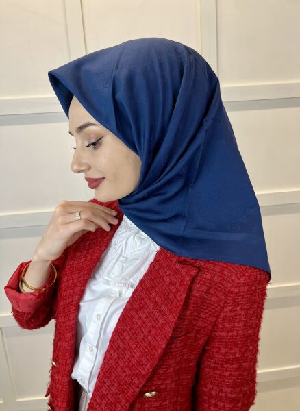 Pierre Cardin Cotton Eşarp, Pamuklu Logo Desenli, Şık Eşarp 1030500 LACİVERT