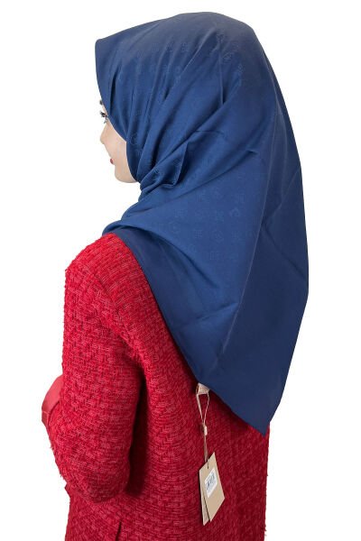 Pierre Cardin Cotton Eşarp, Pamuklu Logo Desenli, Şık Eşarp 1030500 LACİVERT