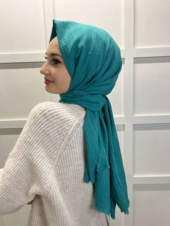 Loryan Scarf Viva Crush Cotton Shawl 00380 LALE