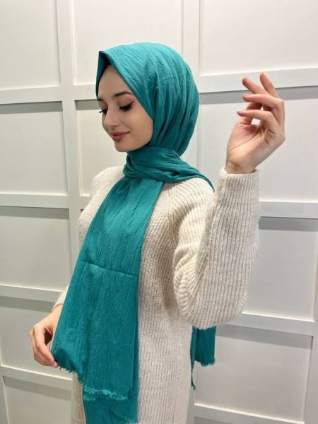Loryan Scarf Viva Crush Cotton Shawl 00380 LALE