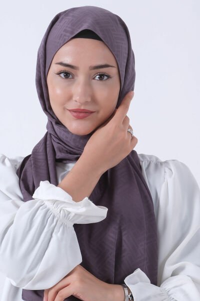 Harem Scarf Jakarlı Şal, Nehir Jakar Şal 01170 ANTRASİT