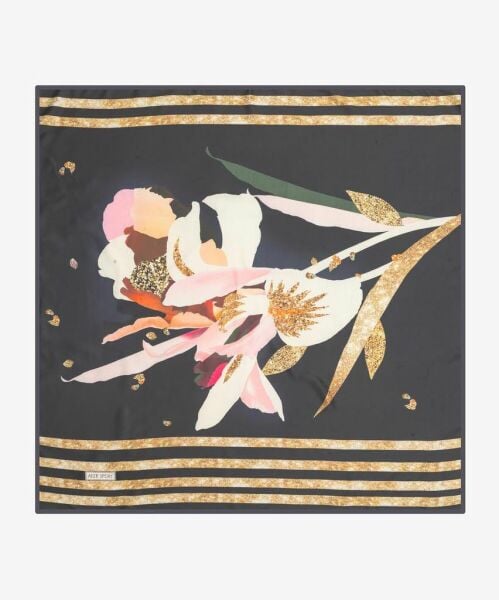 Aker Sport Angel Series Summer Patterned Scarf 7195 BLACK
