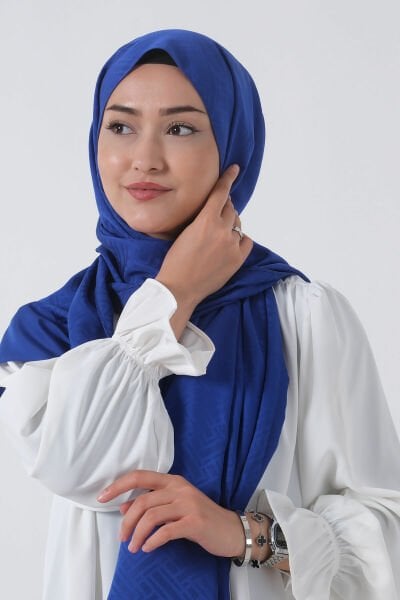 Harem Scarf Jakarlı Şal, Nehir Jakar Şal 01170 SAKS