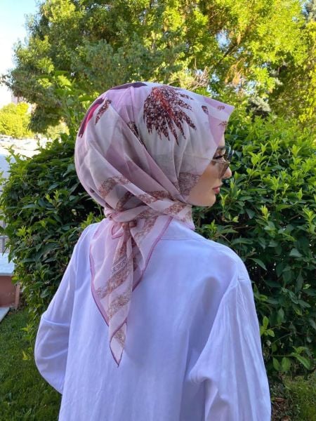 Aker Sport Angel Series Summer Patterned Scarf 7195 POWDER