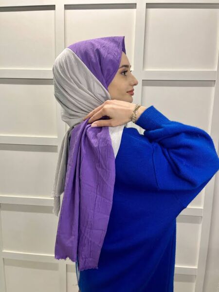 Loryan Scarf Double Color Bamboo Scarf Shawl 00693 VERY POLEN