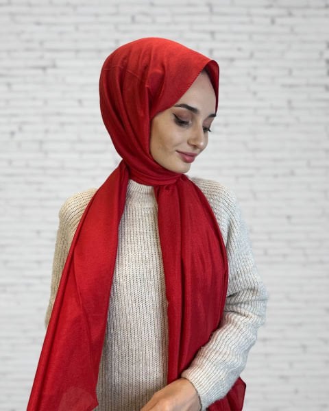 Harem Scarf Brisa Vual Şal 00816 KIRMIZI