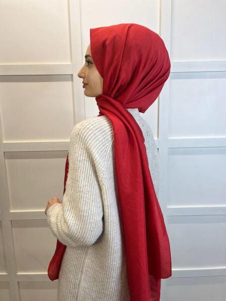 Harem Scarf Brisa Voile Shawl 00816 RED