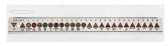 HATAS 0144 TRAFİK İŞARETLİ GENİŞ PLTK CETVEL 25'Lİ PK.