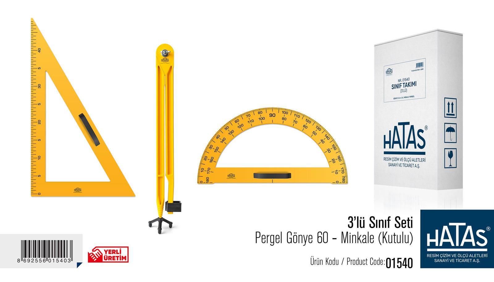 HATAS 01540 3 LÜ SINIF SETİ