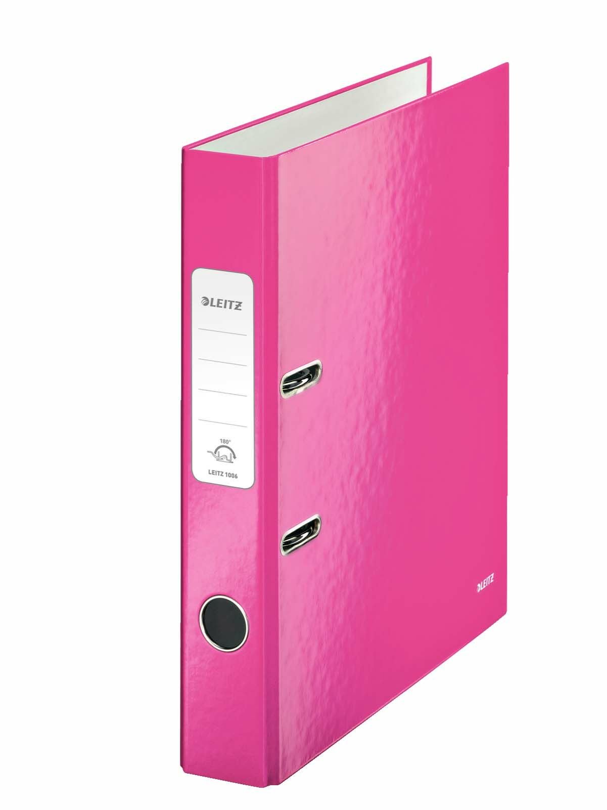 LEITZ 1006-23 WOW DAR KLASÖR  METALİK PEMBE