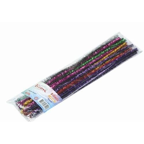 TİCON 362121 ŞÖNİL 30CM (6MM) 25'Lİ PAKET METALİK