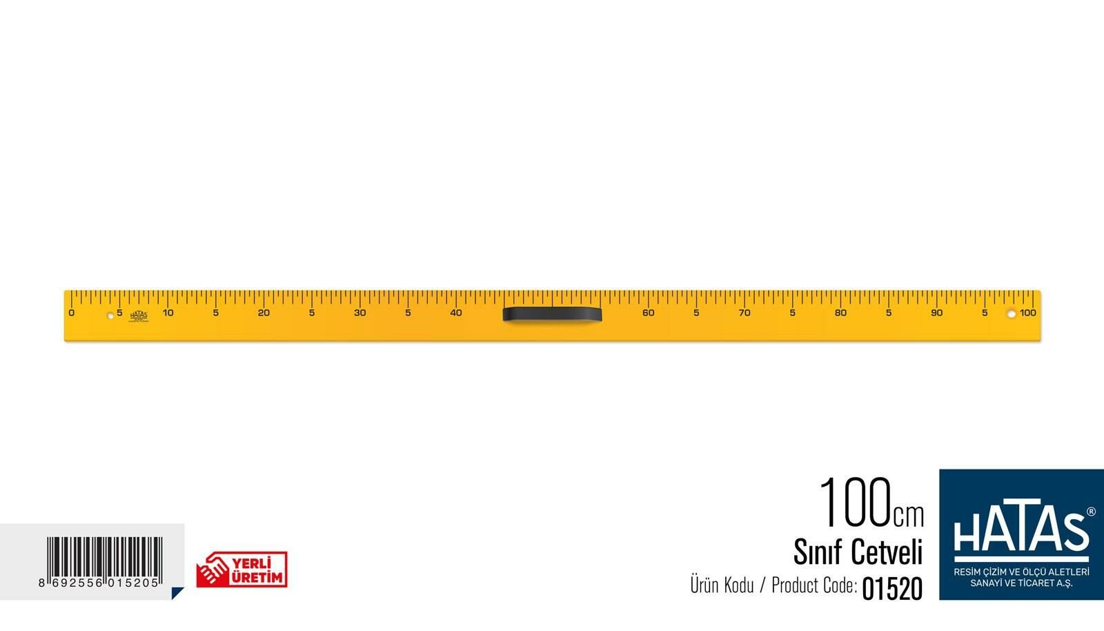 HATAS 1520 SINIF CETVELİ 100 CM