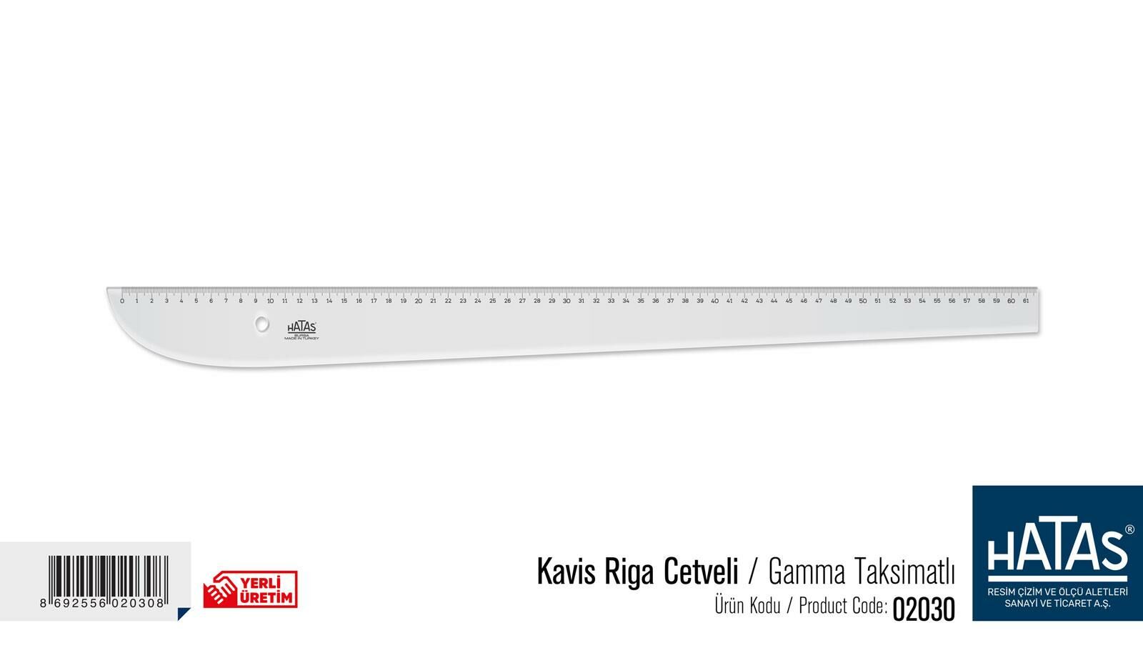 HATAS 2030 RİGA CETVEL GAMA TAKSİMATLI
