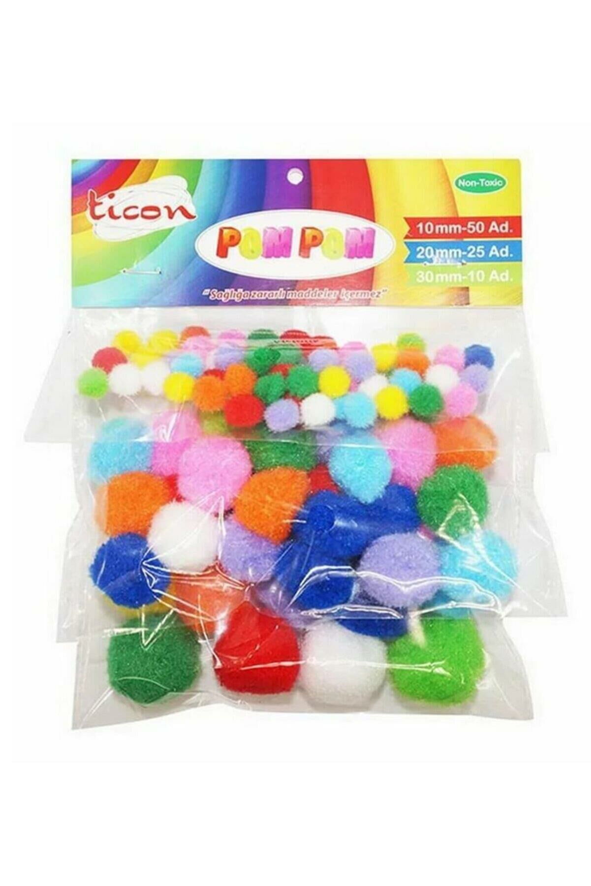TİCON 362112 PON PON (10-20-30 MM) KARIŞIK PAKET