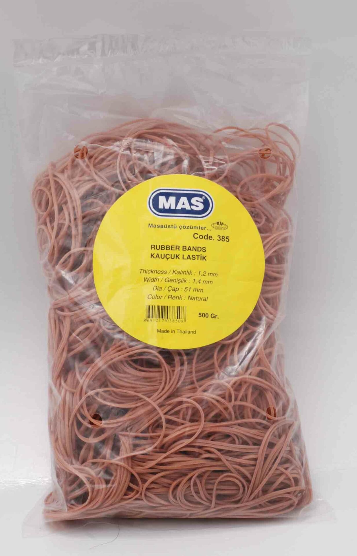 MAS 385 PAKET LASTİĞİ MİDİ 500 GR