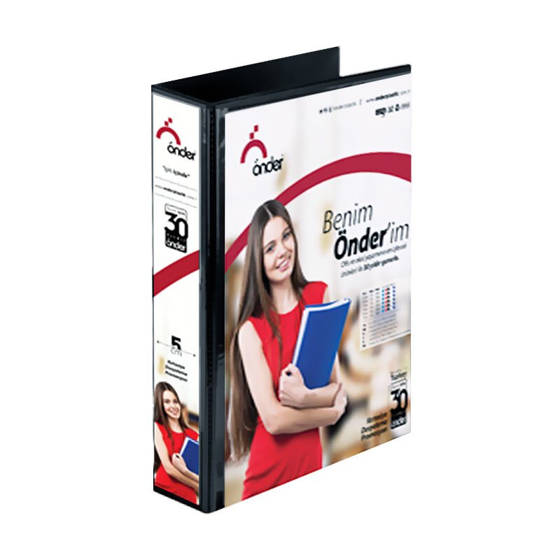 ÖNDER 2005-3 A4 FİRMA KLASÖRÜ 5CM 2D MEKANİZMA SİYAH
