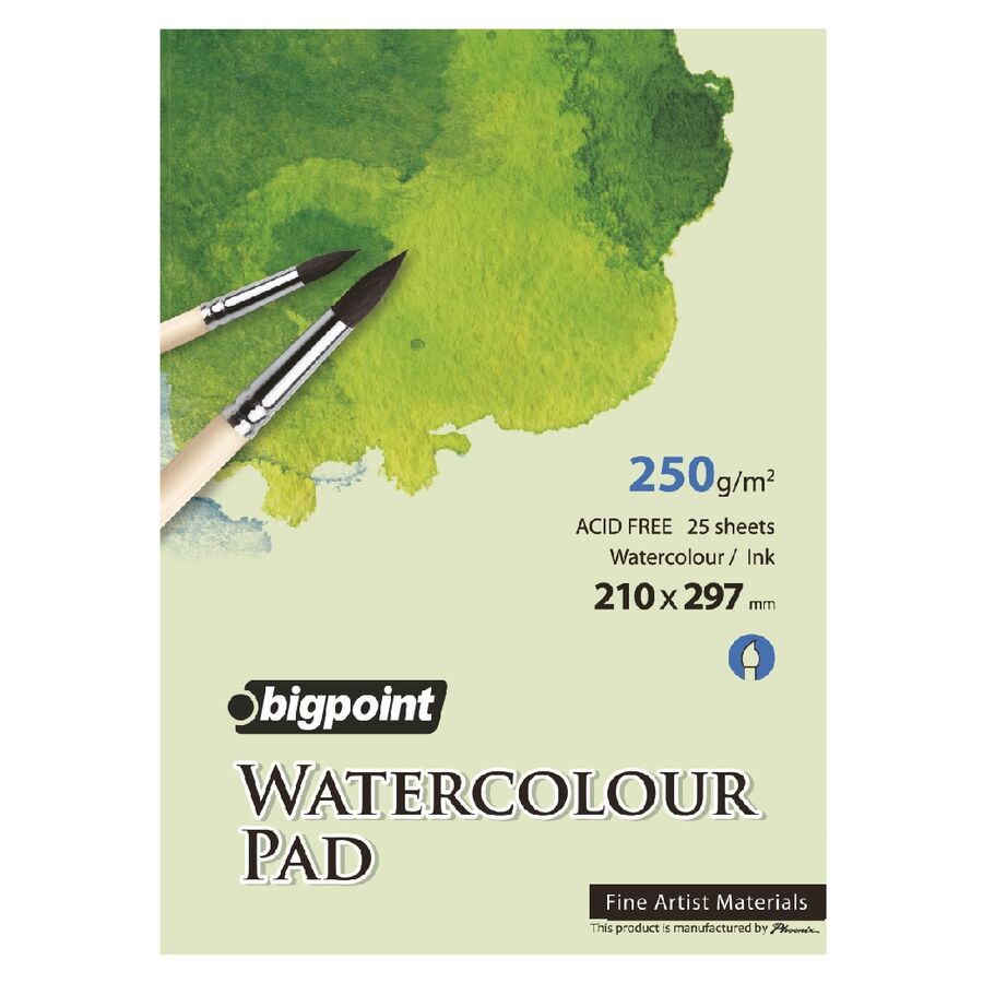BİGPOİNT BPP304 A4 SULUBOYA BLOK 250 GRAM - 25 YAPRAK (WATERCOLOUR PAD)