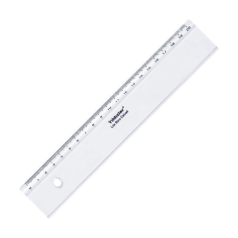YILDIZLAR KOD:060 LÜKS BÜRO CETVELİ 20 CM 24'LÜ KT.