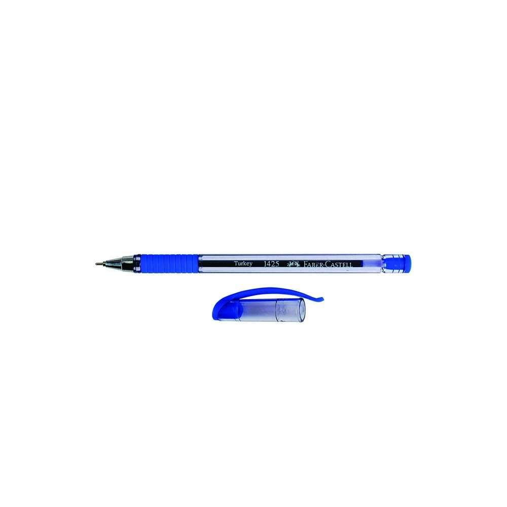 FABER TÜKENMEZ KALEM İĞNE UÇ MAVİ 142551-50'Lİ KT.