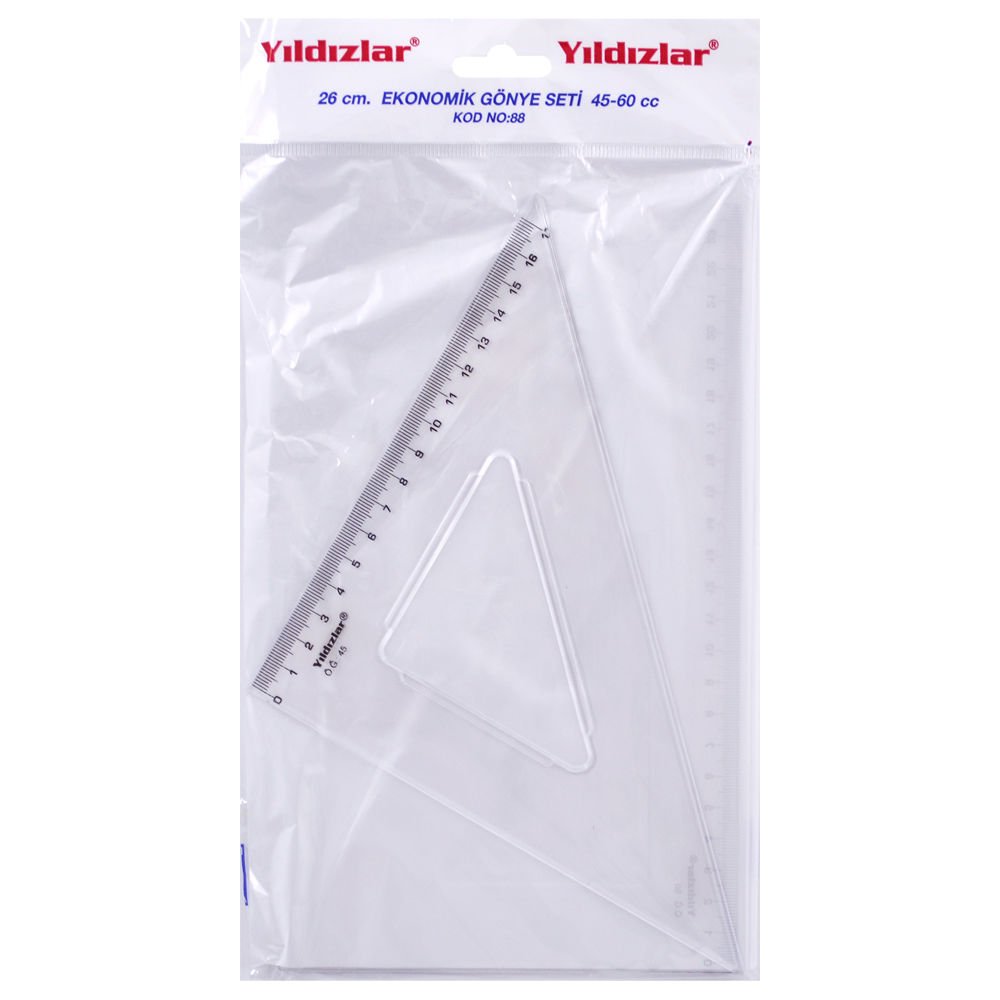 YILDIZLAR KOD:088 EKONOMİK GÖNYE SETİ 45X60 26cm 10'LU KT.