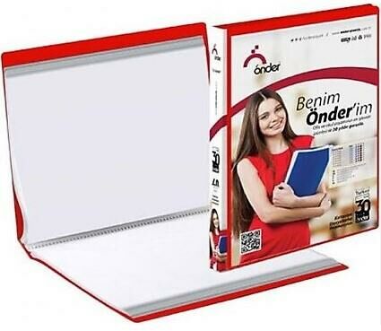 ÖNDER 1280-2 ÖN CEPLİ SUNUM DOSYASI 80 Lİ KIRMIZI