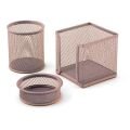 MAS 505 MASA SETİ PERFORE 3 LÜ SET  ROSE GOLD