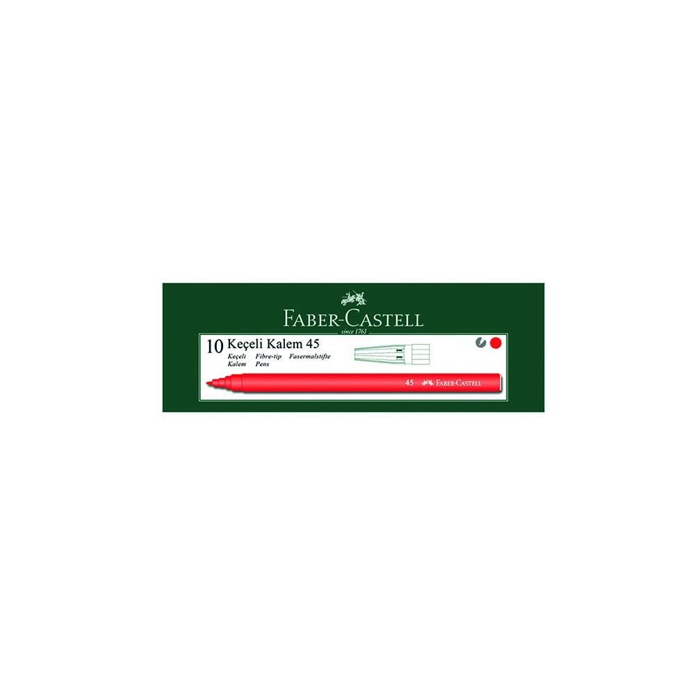 FABER KEÇELİ KALEM KIRMIZI 155003 (10'LU KT)