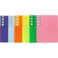 ÖNDER 128-18 RAİNBOW COLORS 40'LU SUNUM DOSYASI PP TURUNCU