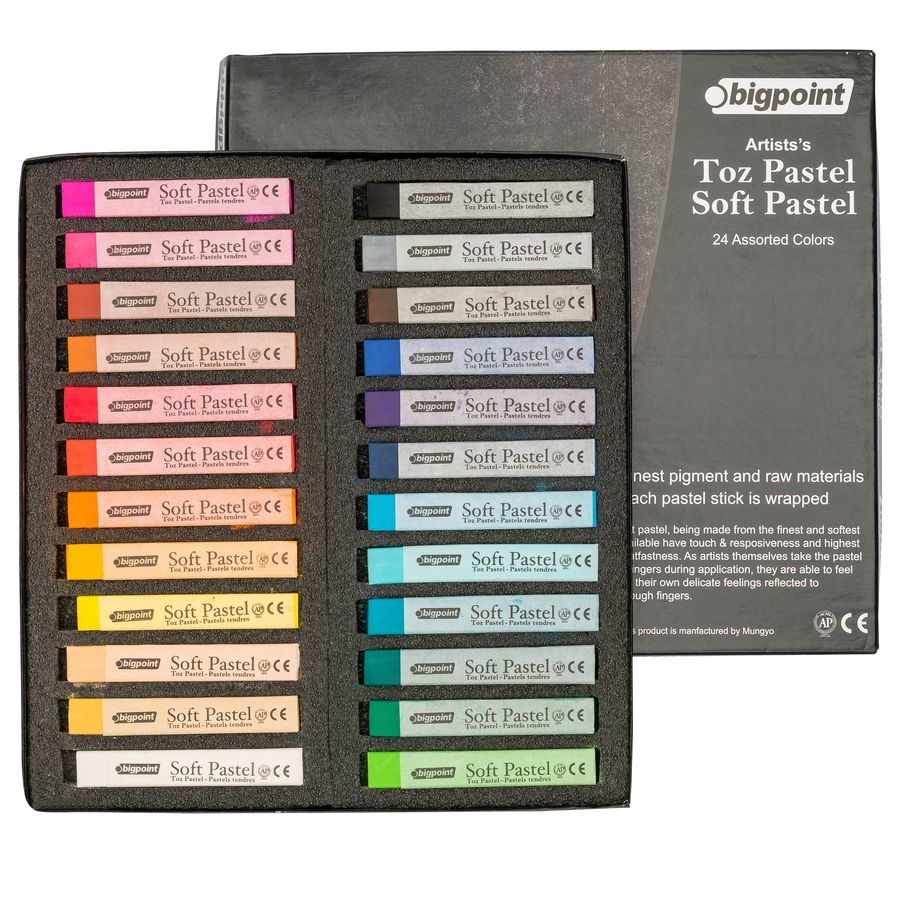 BİGPOİNT BPP902 ARTİSTS'S TOZ(SOFT) PASTEL BOYA 24 RENK
