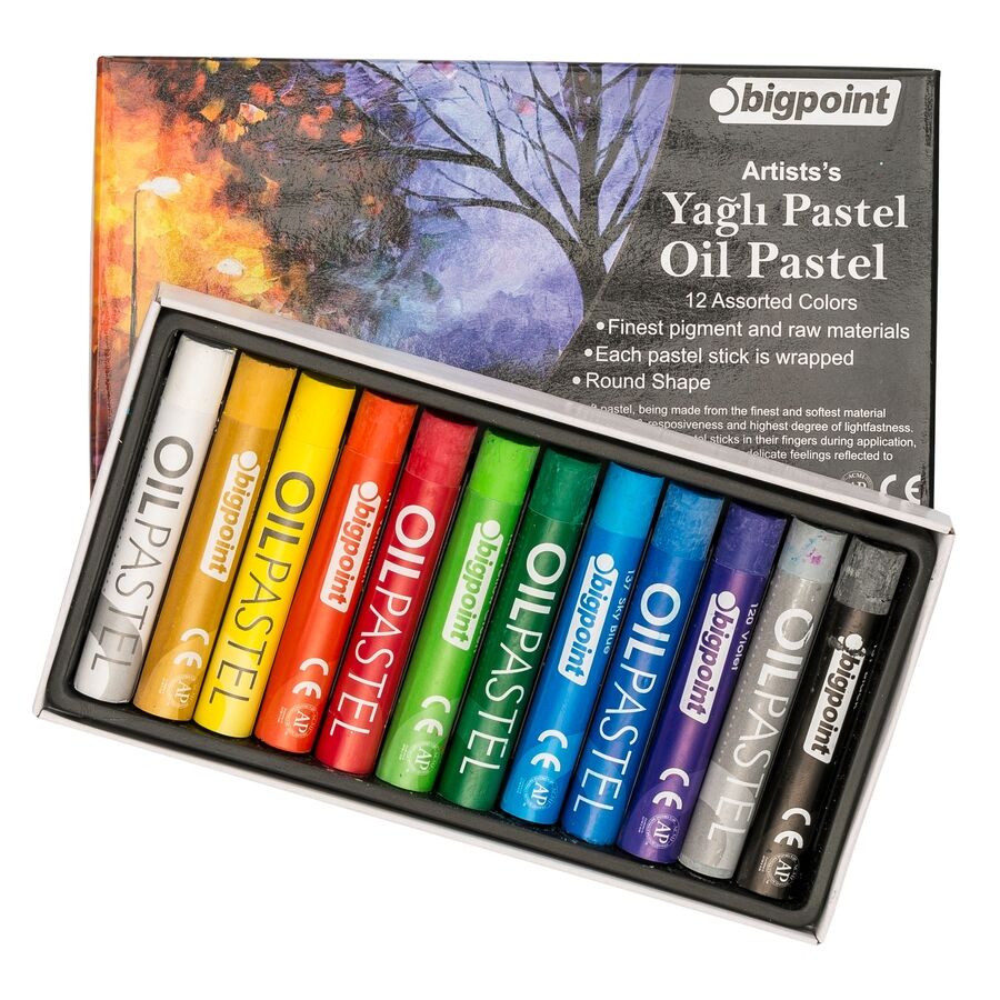 BİGPOİNT BPP911 ARTİSTS'S YAĞLI(OİL) PASTEL BOYA 12 RENK