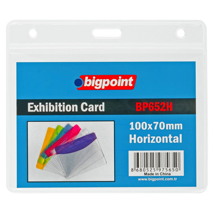 BİGPOİNT BP652H KORUMALI KART POŞETİ YATAY 105X74MM 10'LU PAKET