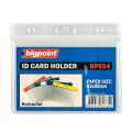BİGPOİNT BP654-00 KART POŞETİ YATAY ŞEFFAF 85X55MM 10'LU PAKET
