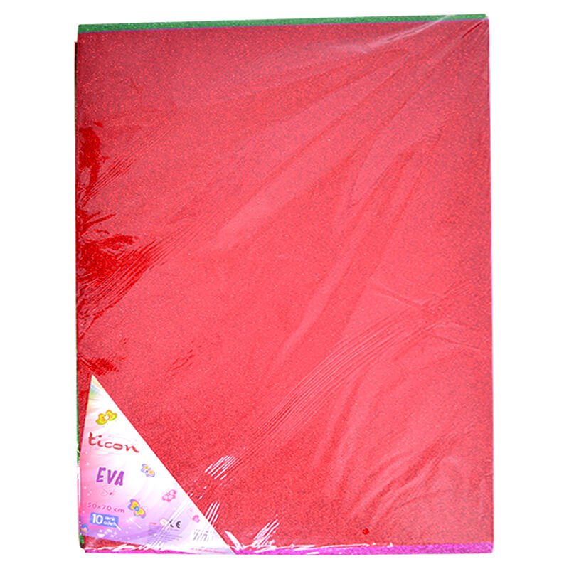 TİCON 271821 EVA SİMLİ 50x70 CM 10 LU KARIŞIK PAKET