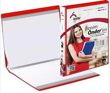 ÖNDER 1220-2 ÖN CEPLİ SUNUM DOSYASI 20 Lİ KIRMIZI