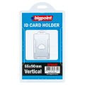 BİGPOİNT BP666V KART KABI SERT DİKEY ŞEFFAF 55X90MM 10'LU PAKET
