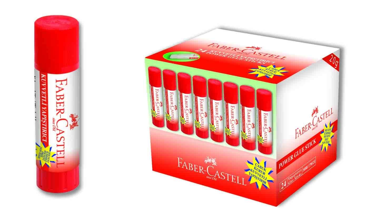 FABER KUVVETLİ YAPIŞTIRICI GLUE STİCK 20GR 179521 (24'LÜ)