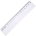 HATAS 0140 PLASTİK CETVEL 15 CM ŞEFFAF 25'Lİ KT.