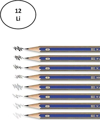 FABER 000013 GOLDFABER DERECELİ KALEM 5B (12'Lİ)