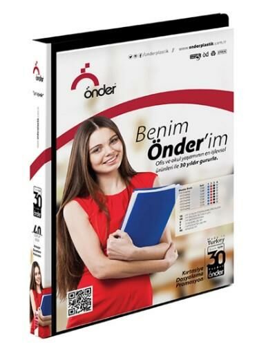 ÖNDER 1210-3 ÖN CEPLİ SUNUM DOSYASI 10 LU SİYAH