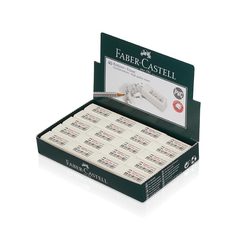 FABER 1886720 188740 BEYAZ SİLGİ (40'LI)